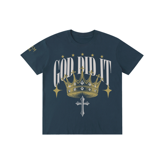 Crown + Cross Edition: Pure Cotton Unisex T-Shirt