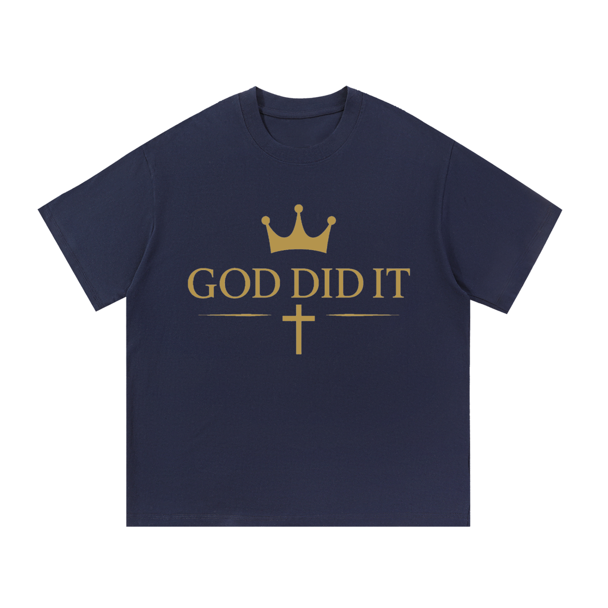 God Did It Signature Line Heavyweight Unisex Tee
