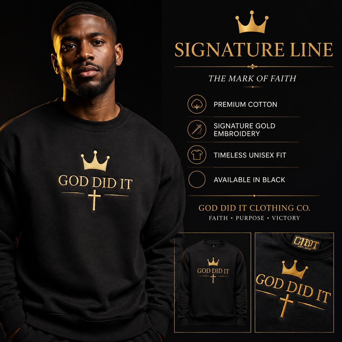 God Did It Signature Line
