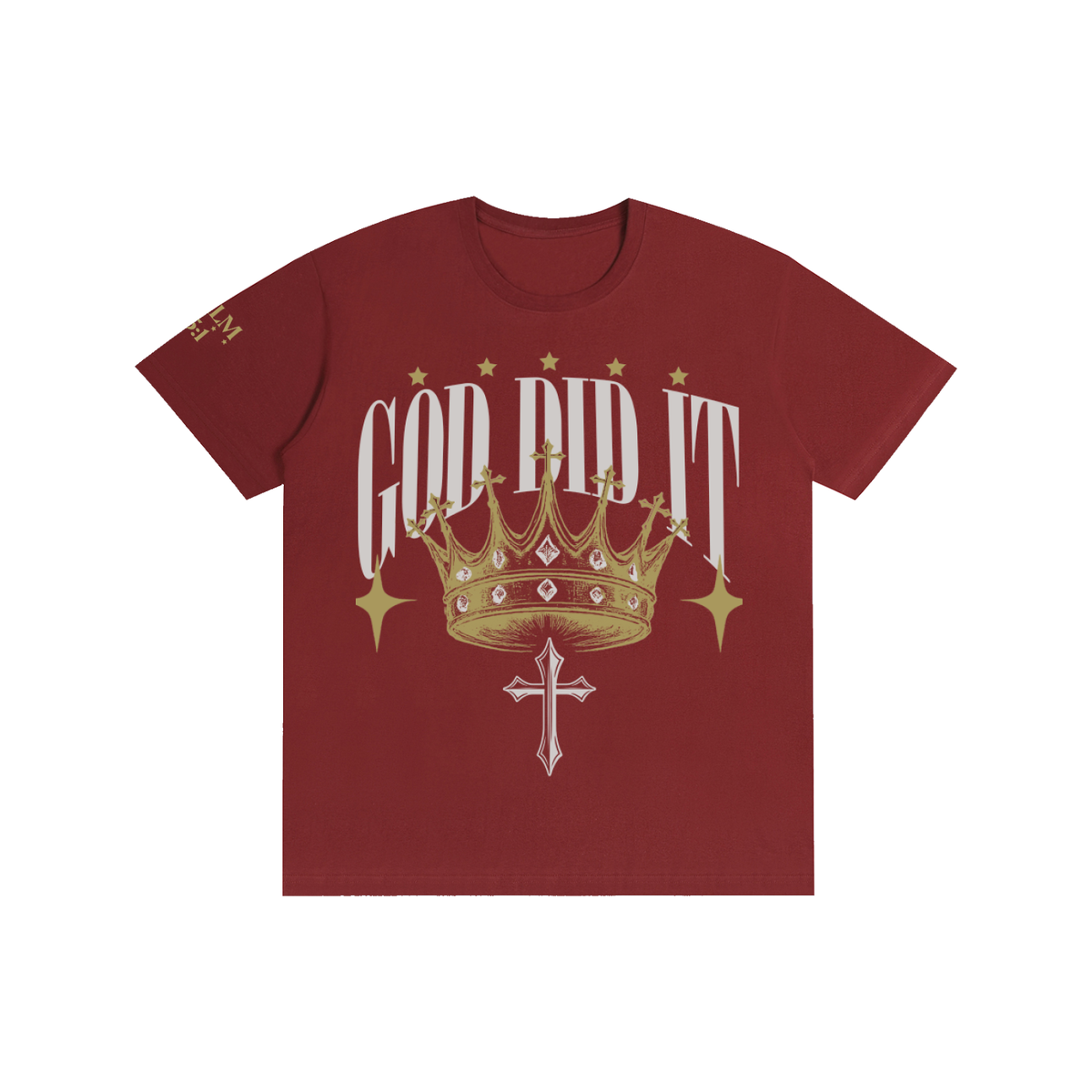 Crown + Cross Edition: Pure Cotton Unisex T-Shirt