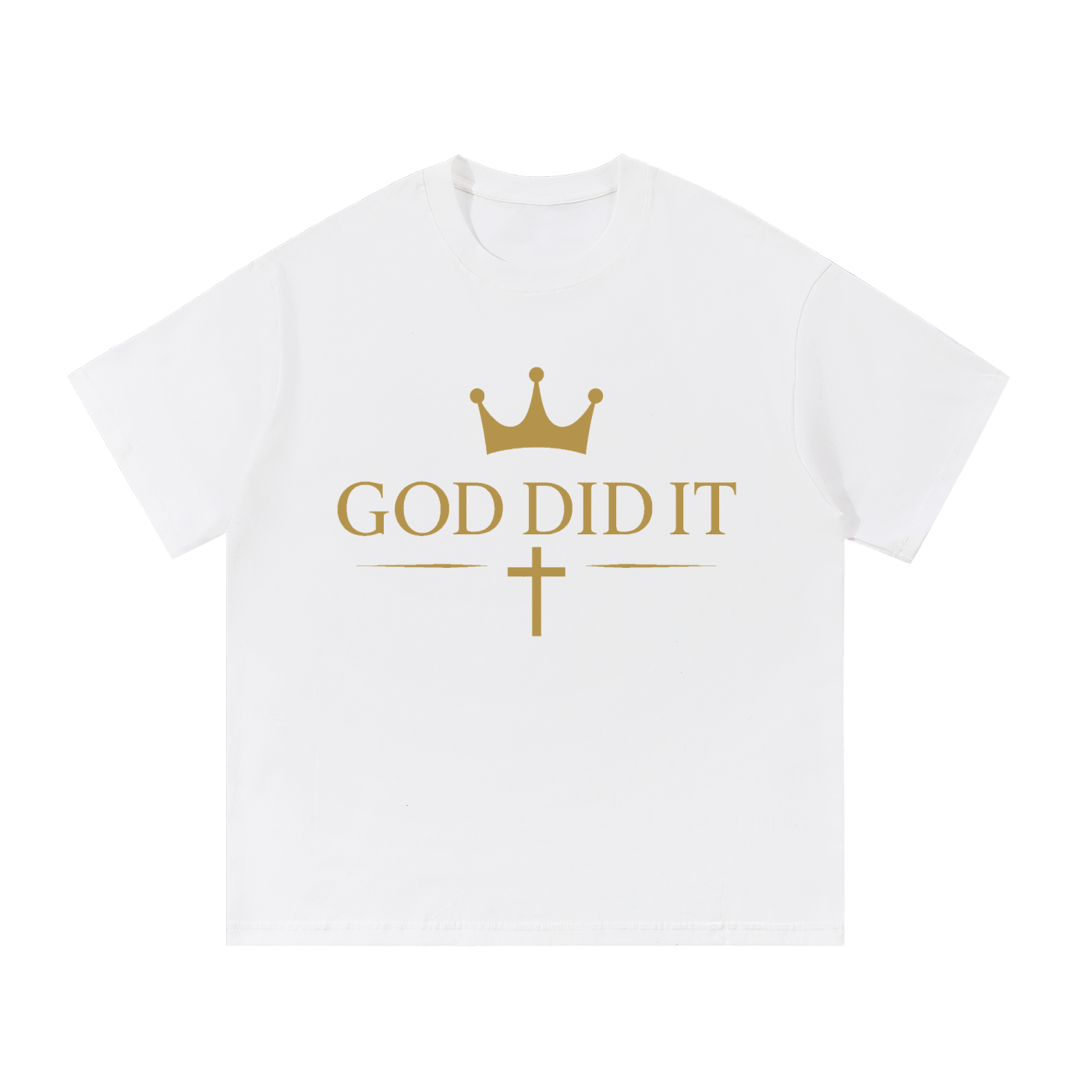 God Did It Signature Line Heavyweight Unisex Tee