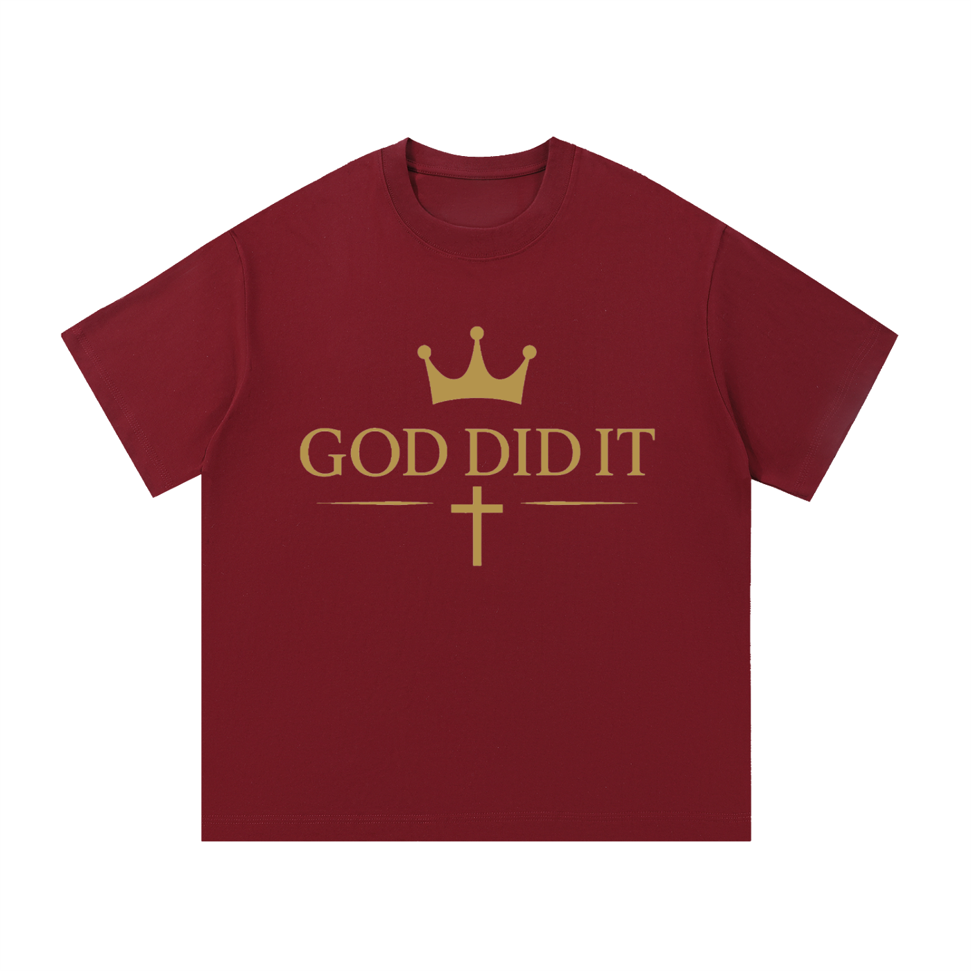 God Did It Signature Line Heavyweight Unisex Tee