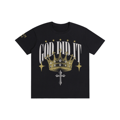 Crown + Cross Edition: Pure Cotton Unisex T-Shirt