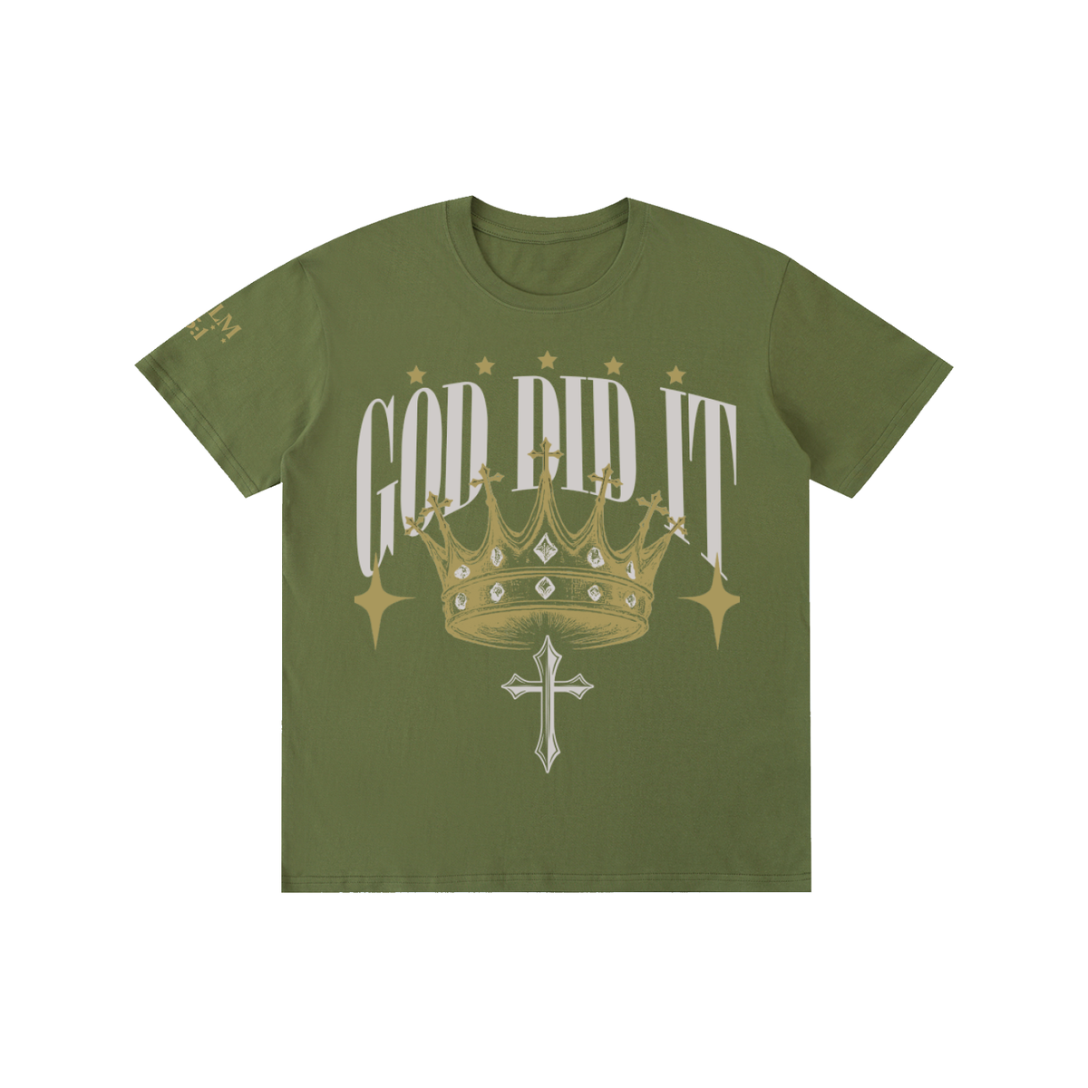 Crown + Cross Edition: Pure Cotton Unisex T-Shirt