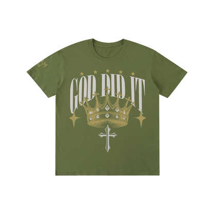 Crown + Cross Edition: Pure Cotton Unisex T-Shirt
