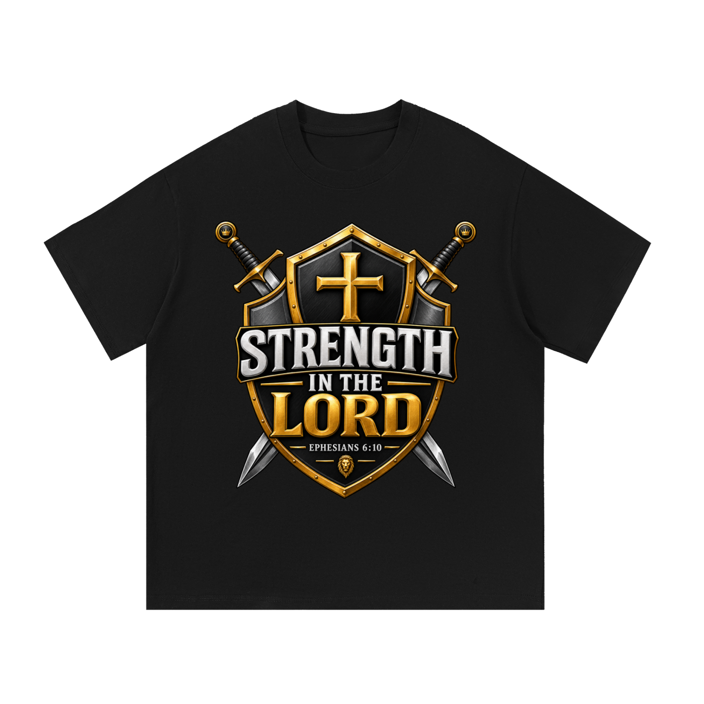 God Did It: Strength in the Lord – Ephesians 6:10 Premium Heavyweight T-Shirt