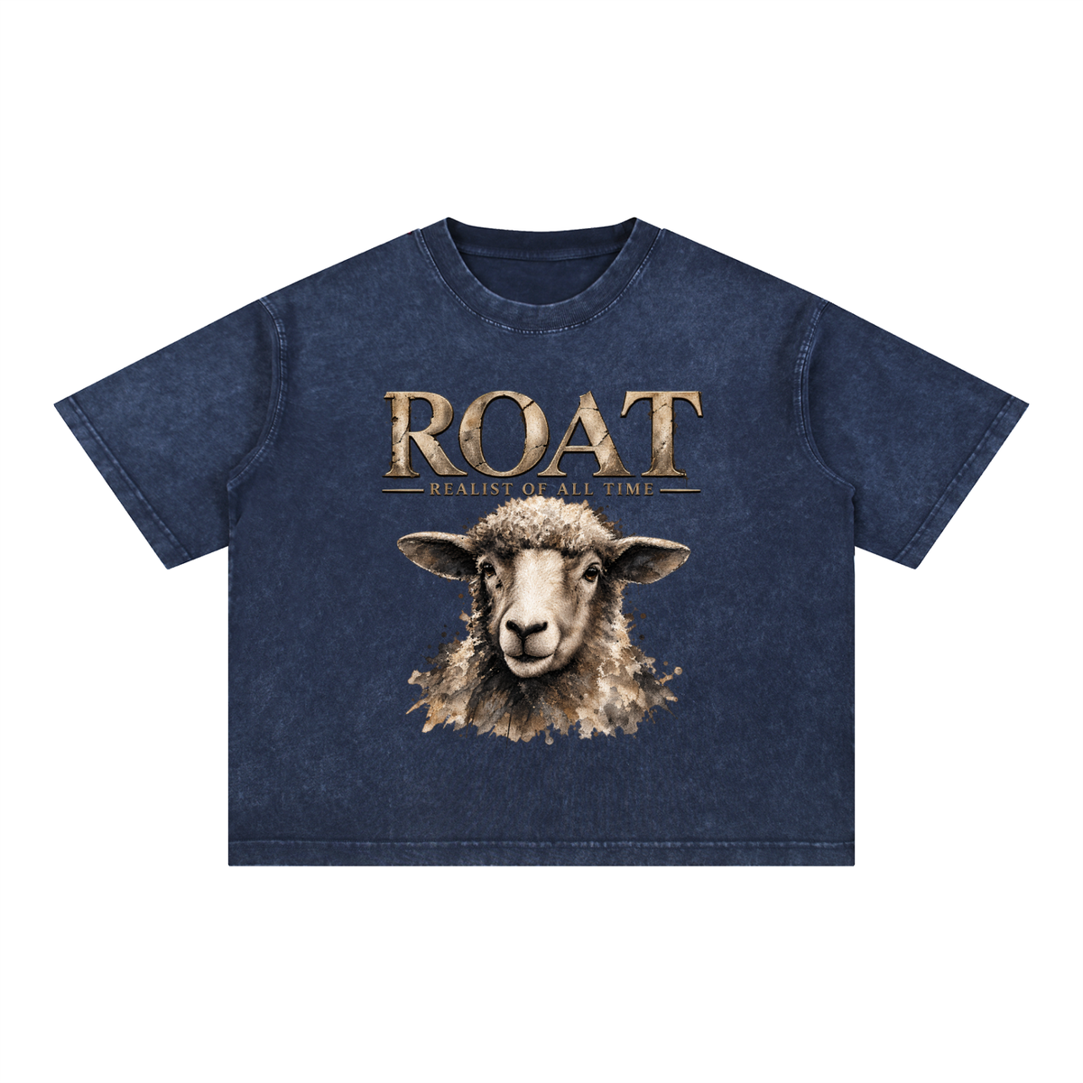 ROAT – Realist of All Time Mineral Wash Boxy Cotton T-Shirt