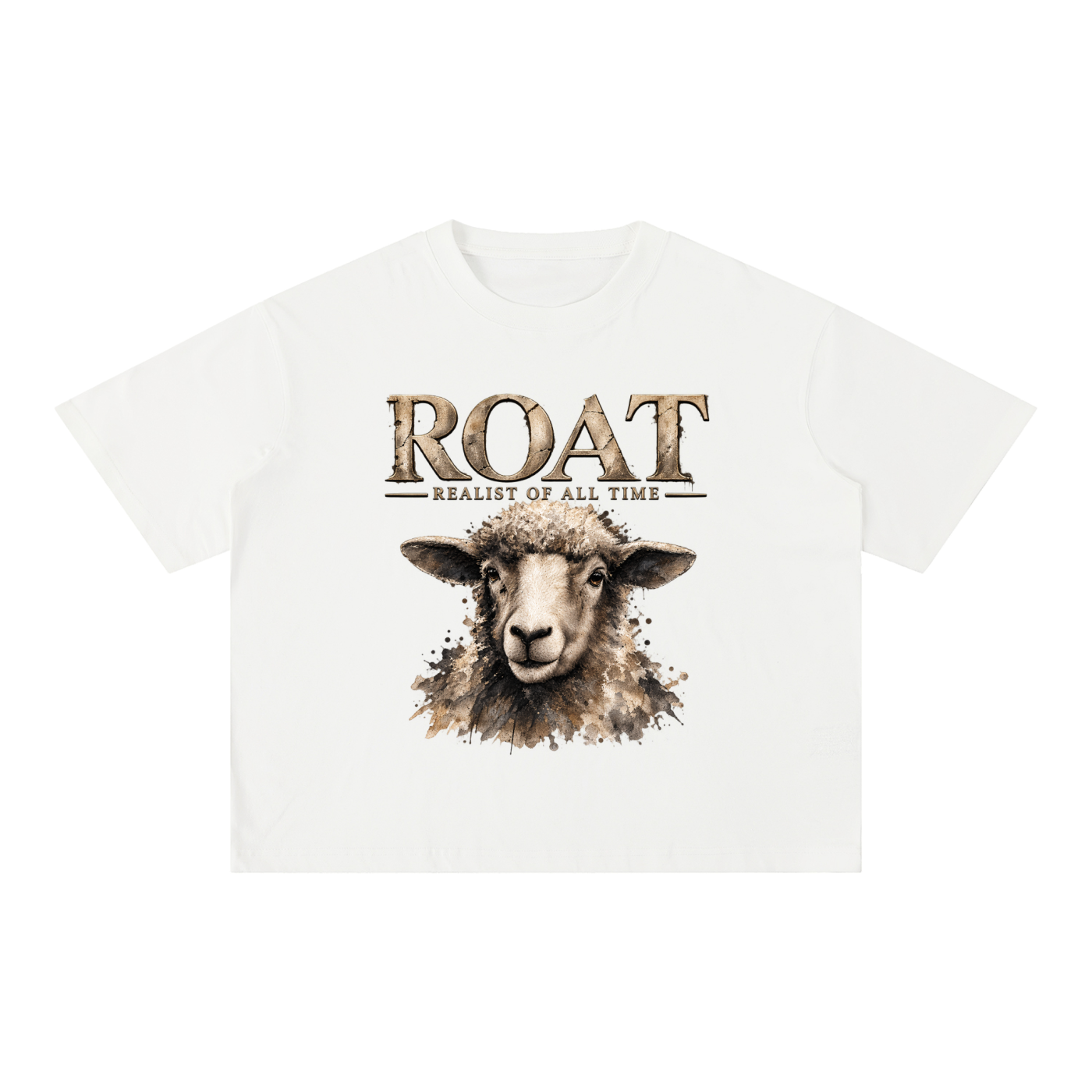 ROAT – Realist of All Time Mineral Wash Boxy Cotton T-Shirt