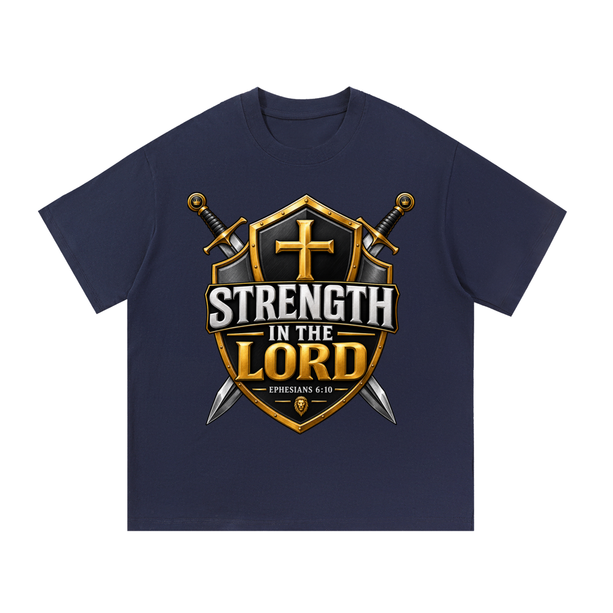 God Did It: Strength in the Lord – Ephesians 6:10 Premium Heavyweight T-Shirt