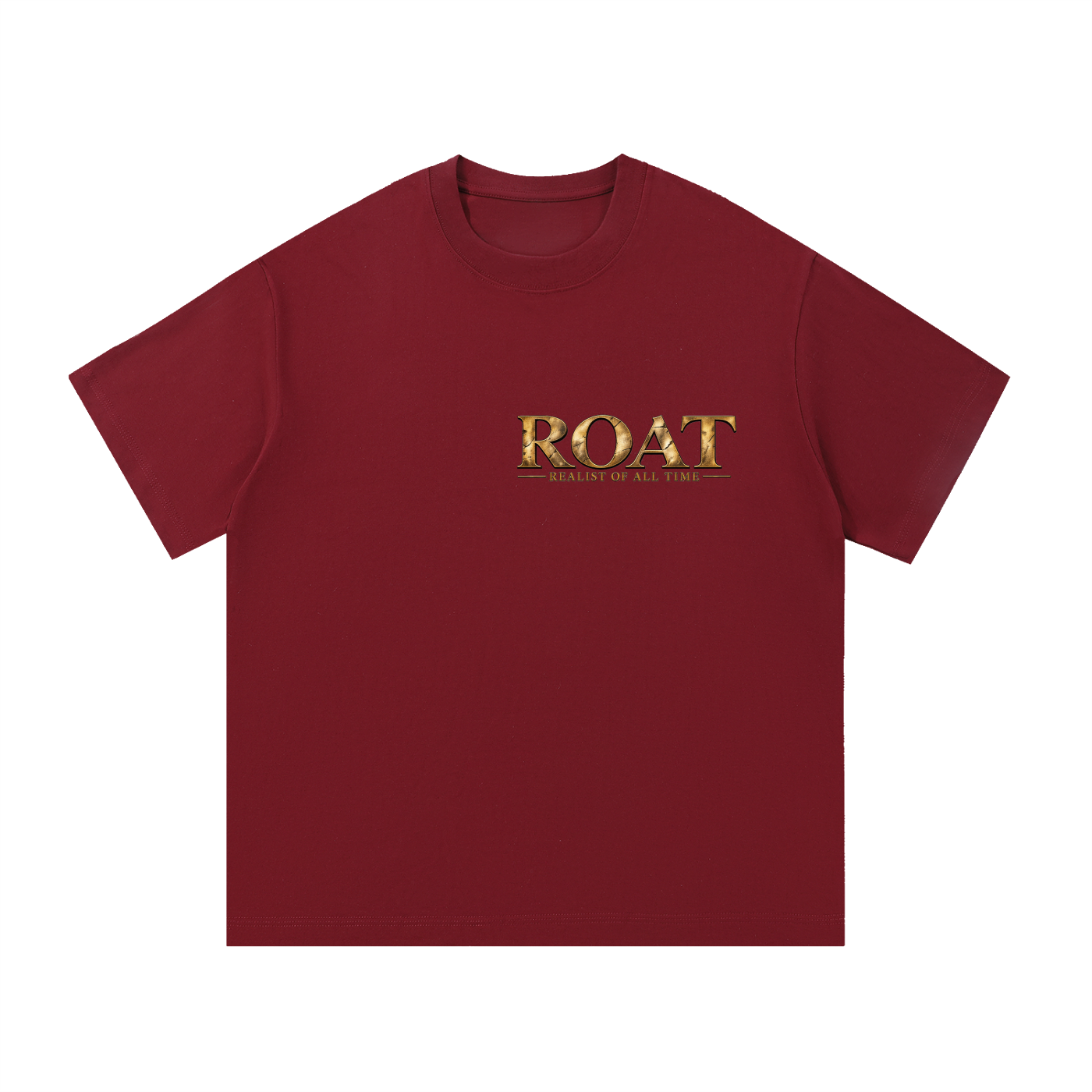 Front & Back-ROAT – Realist of All Time Heavyweight Cotton T-Shirt