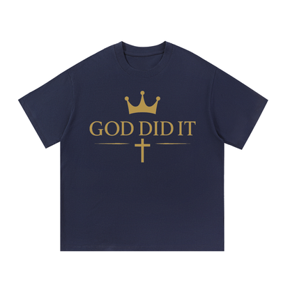 God Did It Signature Line Essential Cotton T-Shirt